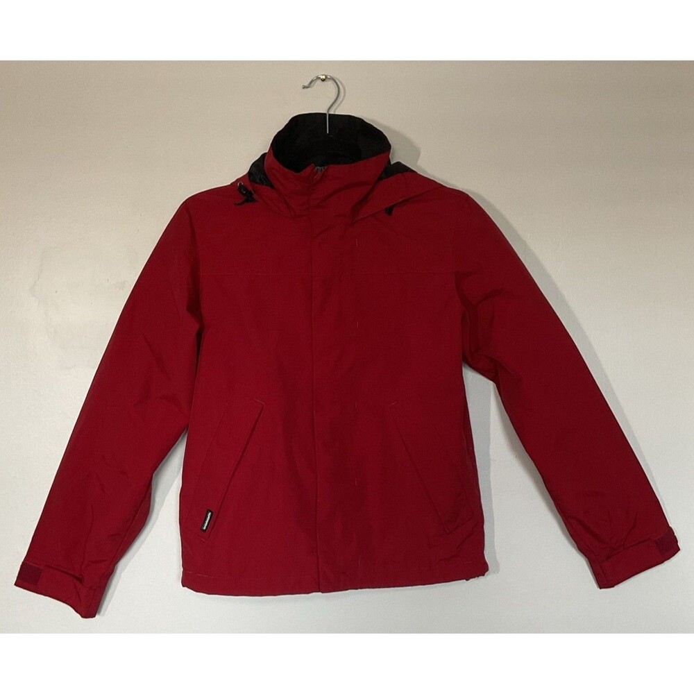 Volcom High Hat Jacket Girls Shell Red Size XS